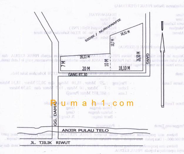 Foto Tanah dijual di Selat Tengah, Selat, Tanah Id: 5828