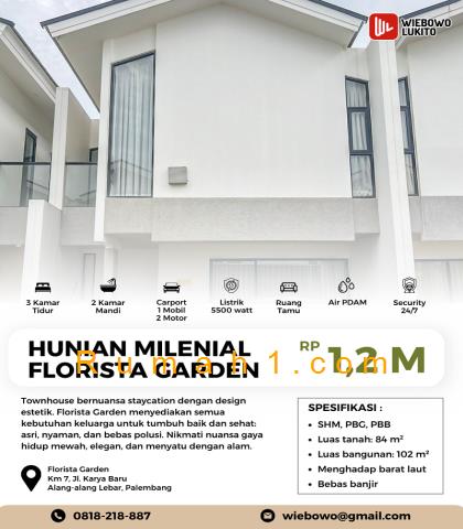 Foto Rumah dijual di Florista Garden, Rumah Id: 6291