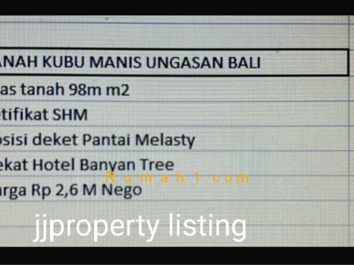 Foto Tanah dijual di Villa kubu manis, Tanah Id: 6310