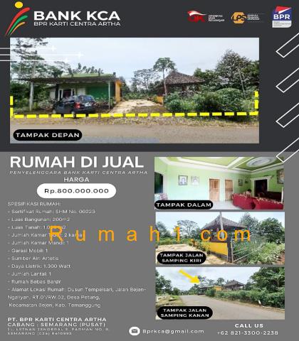 Foto Rumah dijual di Petung, Bejen, Rumah Id: 6400