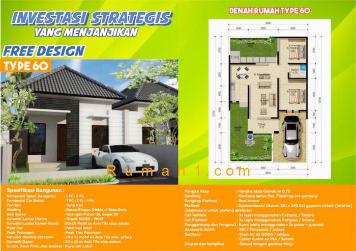 Foto Rumah dijual di Demangan, Taman, Rumah Id: 6423