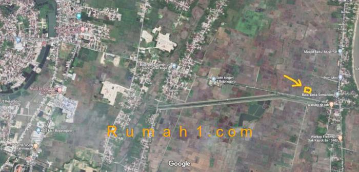 Foto Tanah dijual di Semanding, Bojonegoro, Tanah Id: 6534