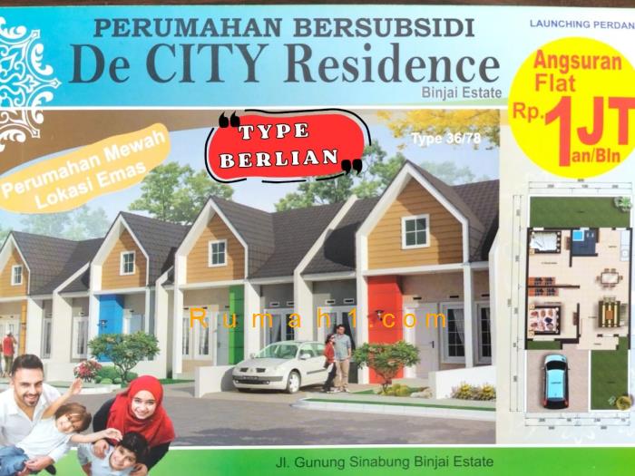 Foto Rumah dijual di DE CITY RESIDENCE, Rumah Id: 6623