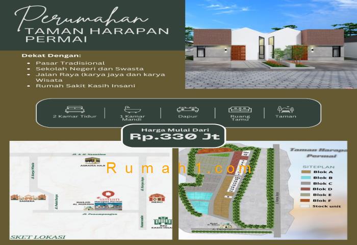 Foto Rumah dijual di Taman Harapan Permai, Rumah Id: 6651