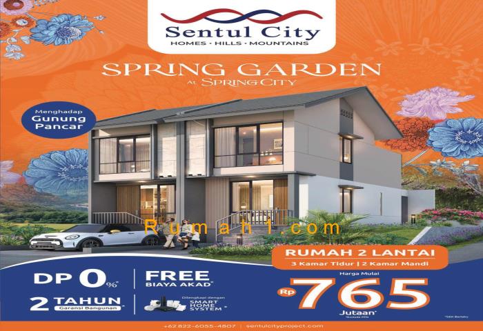 Foto Rumah dijual di Spring Garden Sentul City, Rumah Id: 6712