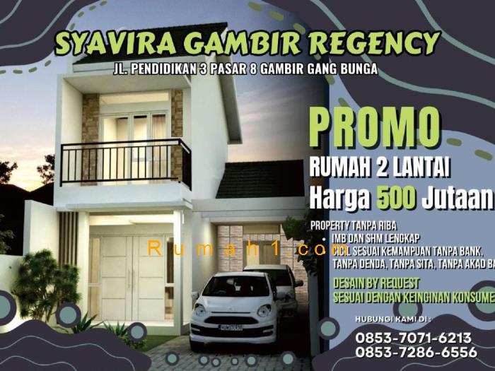 Foto Rumah dijual di SYAVIRA GAMBIR REGENCHY, Rumah Id: 7052